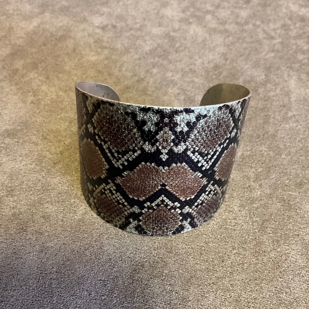 Python Metal Cuff Bracelet - image 1